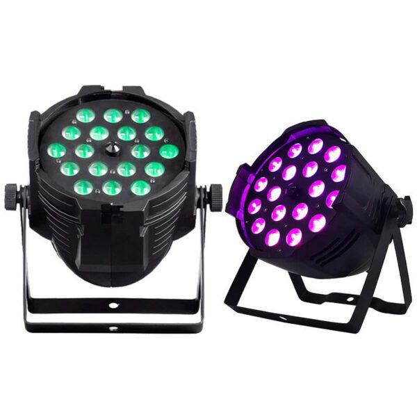 Flat Led Par 6In1 18X18W Rgbwamuv