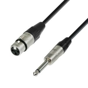 Microphone Cable Rean® XLR Female x Jack TS 1.5 m