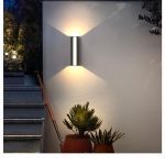 Led Фасадна Лампа An-2394 2X5W+6W Warm White