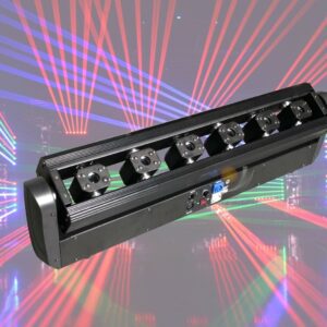 MOVING BAR LASER LIGHT 6 X 500MV RGB