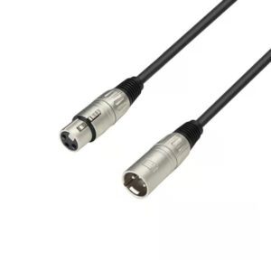 Дължината на Microphone Cable Rean XLR female x XLR male 0.5 m обвивката на кабела е PVC (поливинилхлорид). Диаметър на кабела 6мм. Цвят на кабела е черен.