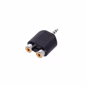 ADAM HALL Y-Adapter RCA female x Minijack TRS